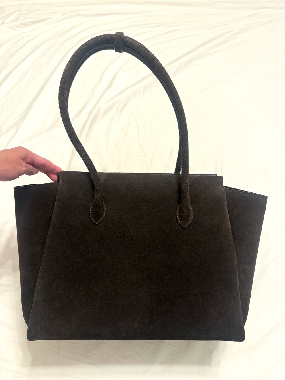 Aesther Ekme Ekme 24 Bag Suede Coffee Brown